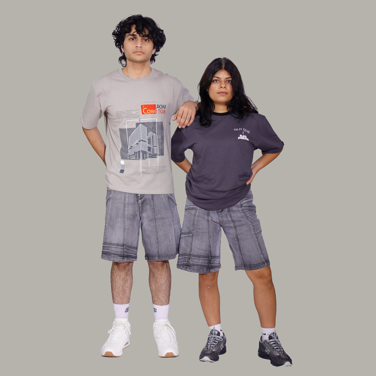 UNISEX PANELLED JORTS - BUZLUDZHA MONUMENT