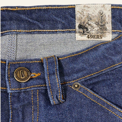 Women's Indigo Jeans - Gold Rush