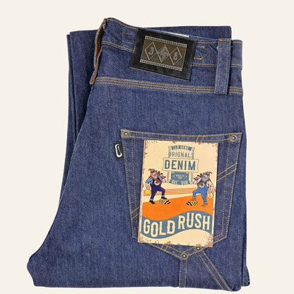 Men's Indigo Jeans - Gold Rush