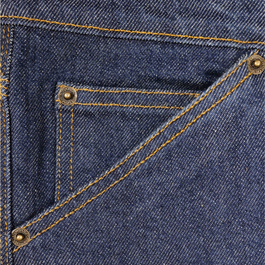 Women's Indigo Jeans - Gold Rush