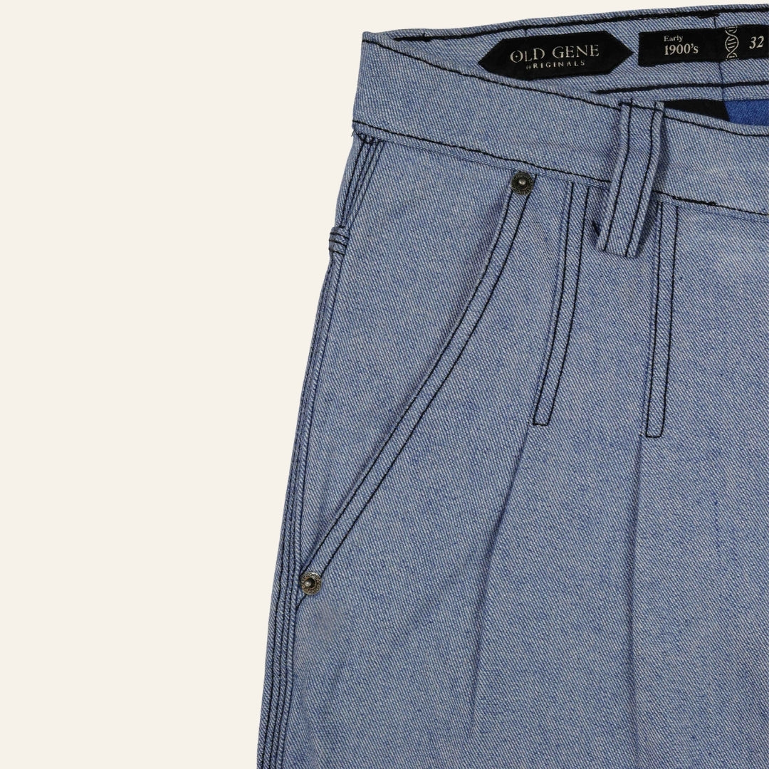 Men's Light Blue Jeans - 1900s Fit