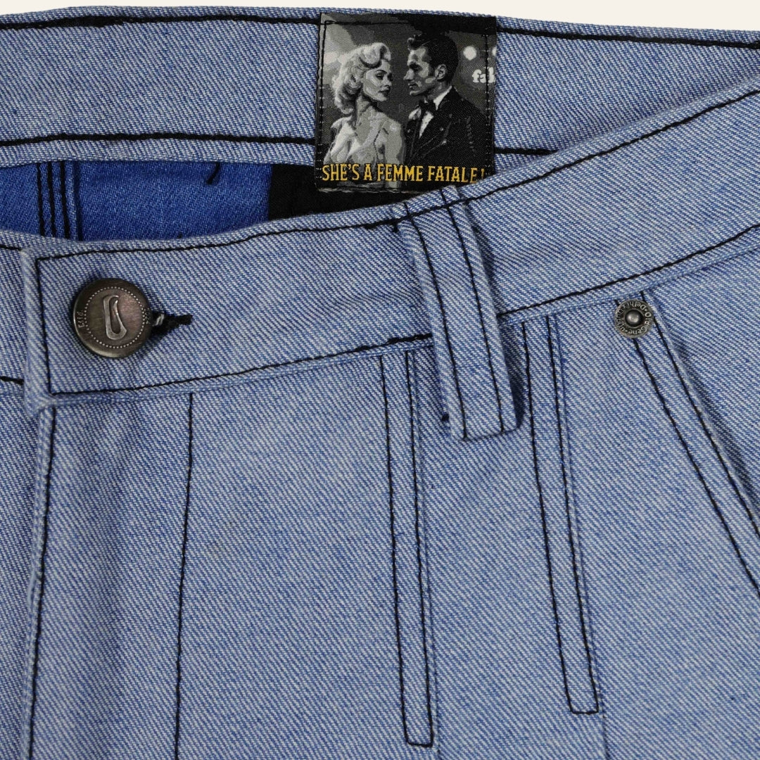 Men's Light Blue Jeans - 1900s Fit