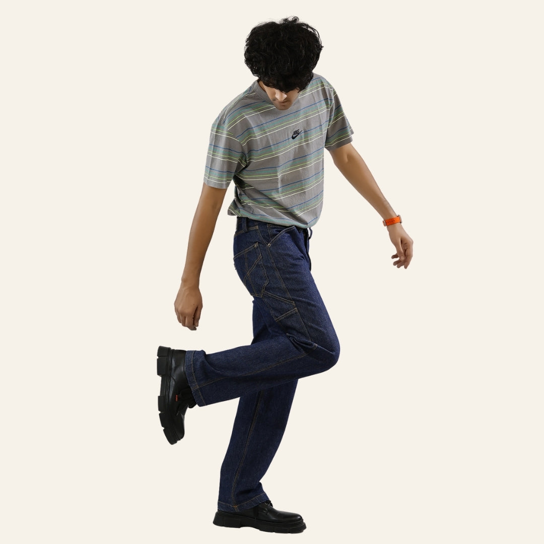 Men's Indigo Jeans - Gold Rush