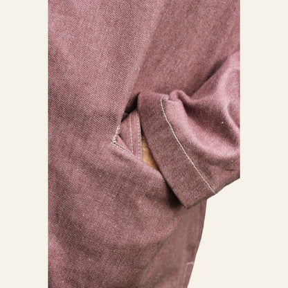 Men's Double Breasted Denim Kurta