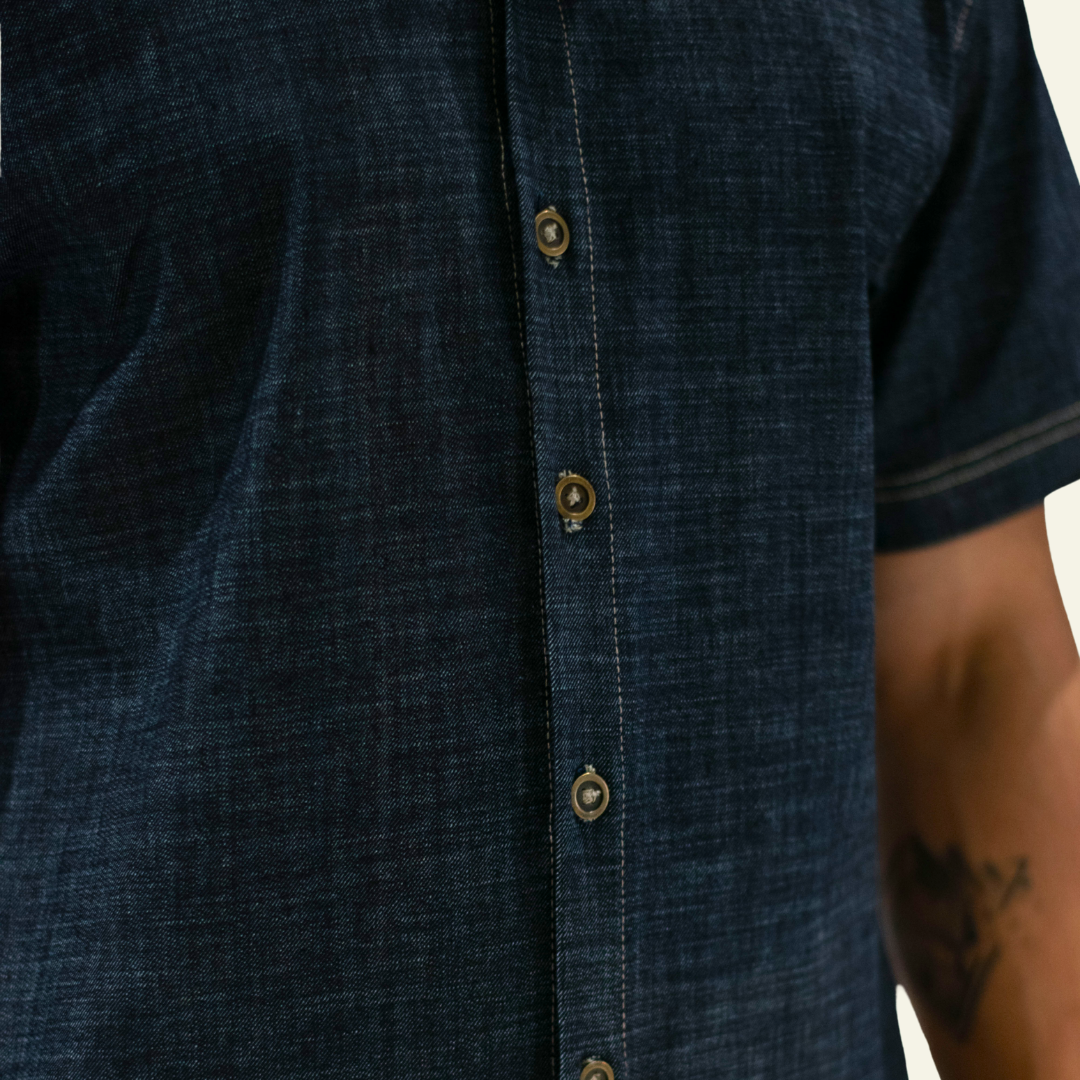 Men’s Blue Shirt - Saturday night fever