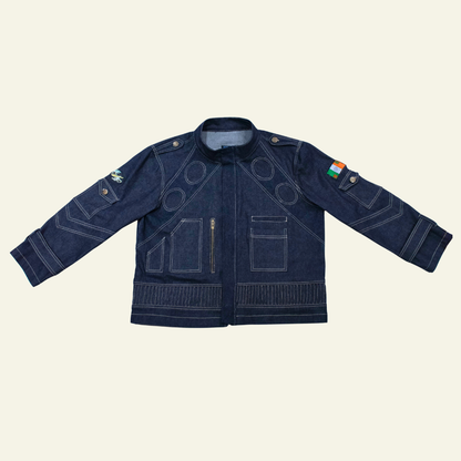 Blue Denim Space age Jacket