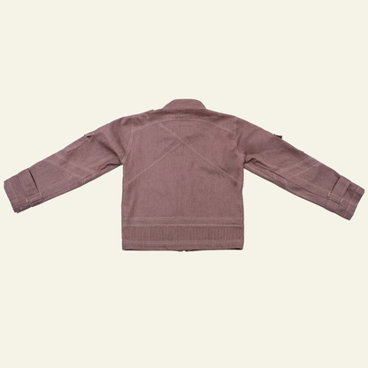 Pink Denim Space age Jacket