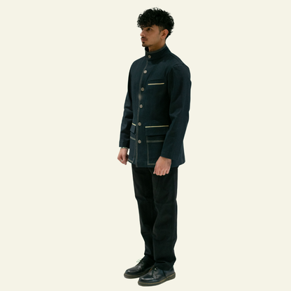 Men’s Dark Selvedge Blazer - Youth Rebellion
