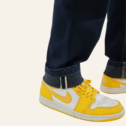 Men's Dark Blue Selvedge Jeans - Vintage India