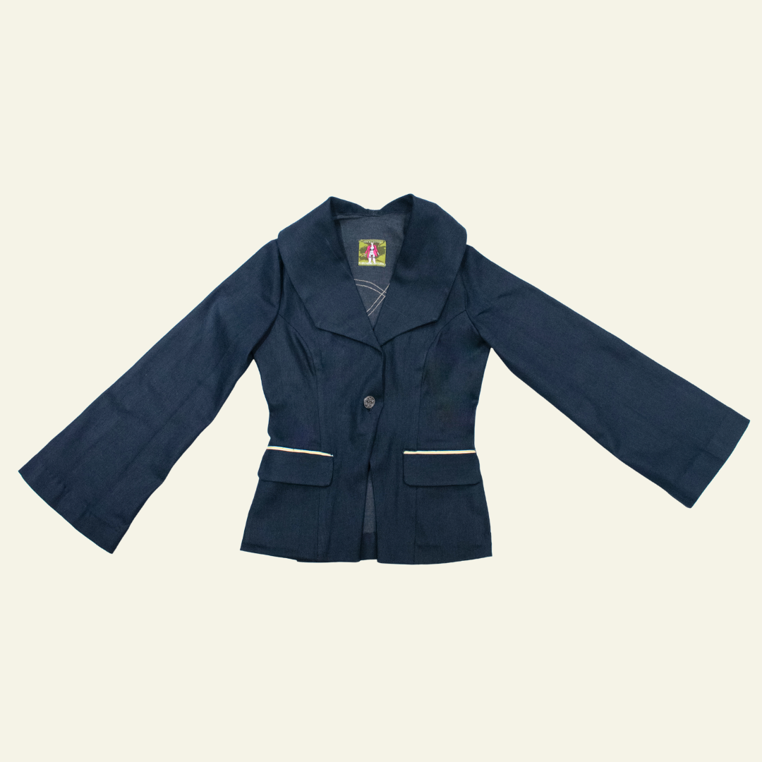 Women’s Dark Selvedge Blazer - Women Liberation