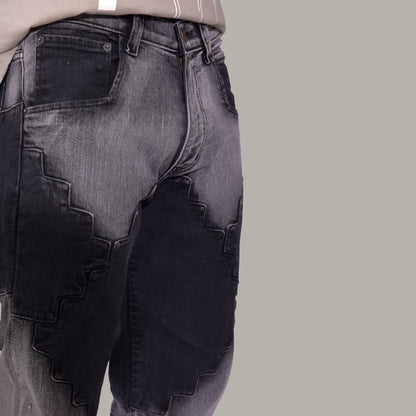 UNISEX PANELLED JEANS - BREUER BUILDING