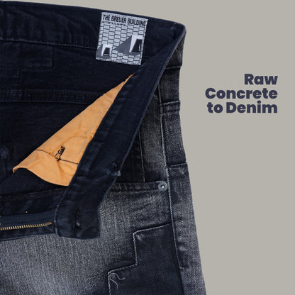 UNISEX PANELLED JEANS - BREUER BUILDING