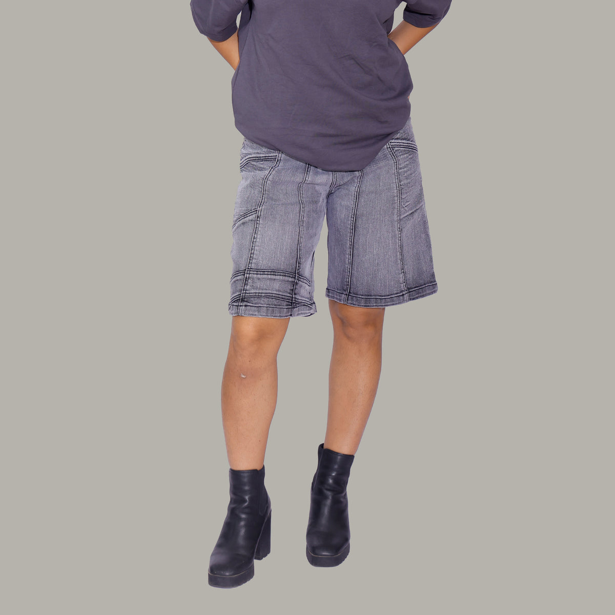 UNISEX PANELLED JORTS - BUZLUDZHA MONUMENT
