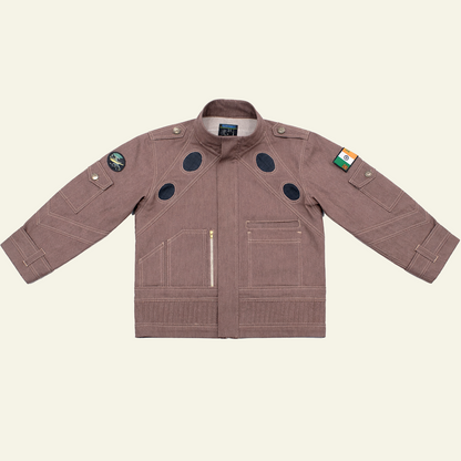Pink Denim Space age Jacket