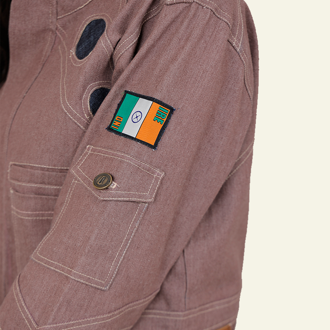 Pink Denim Space age Jacket