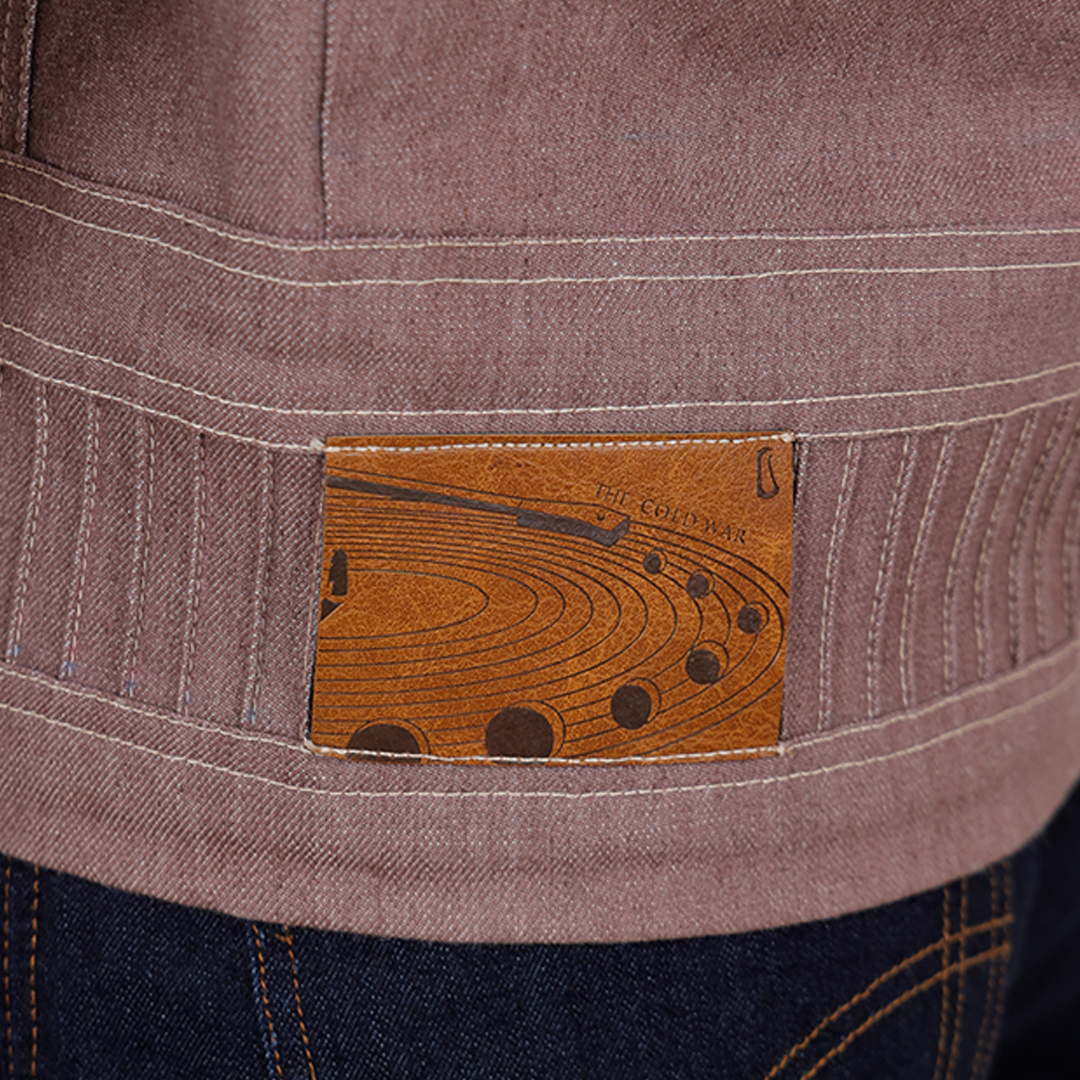 Pink Denim Space age Jacket