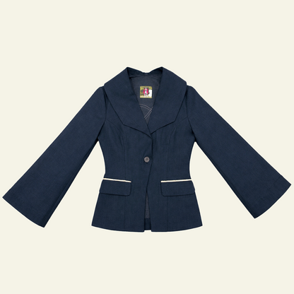 Women’s Dark Selvedge Blazer - Women Liberation