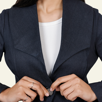 Women’s Dark Selvedge Blazer - Women Liberation