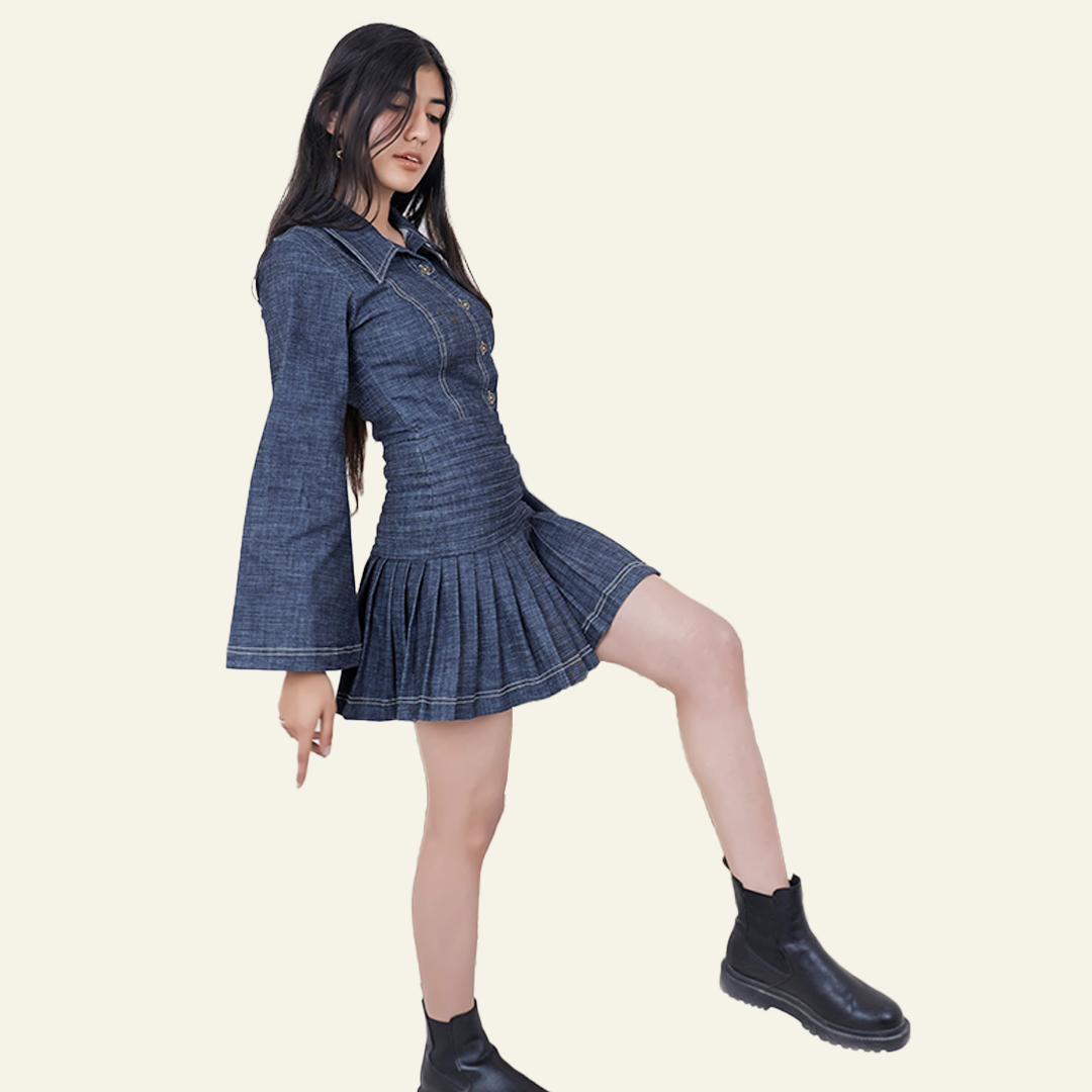 Women’s Blue Dress - Saturday night fever